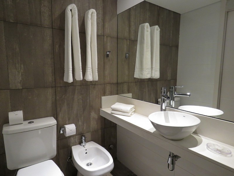 Habitación superior en hotel en centro de Montevideo
